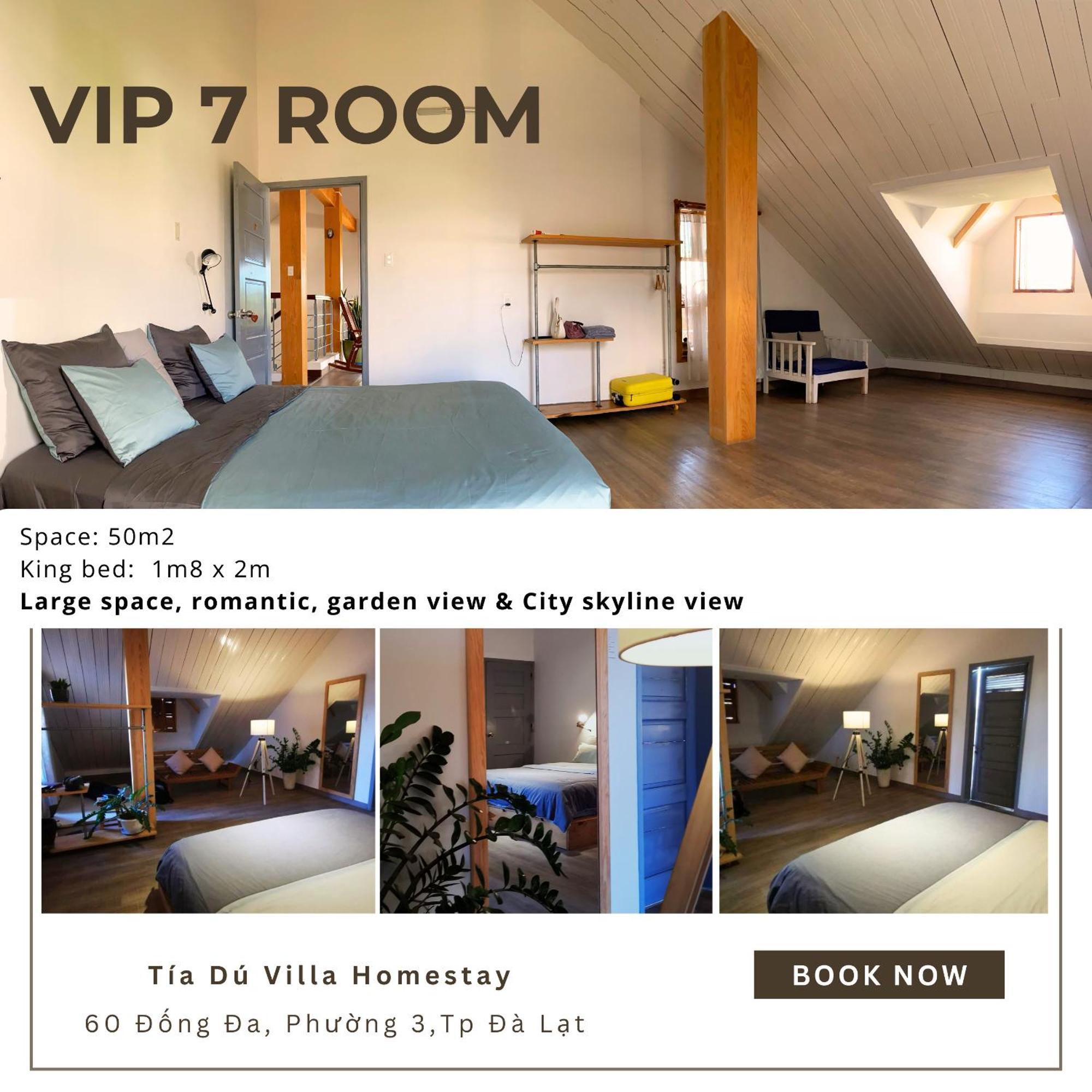 Tia Du Villa Homestay Dalat Exterior foto