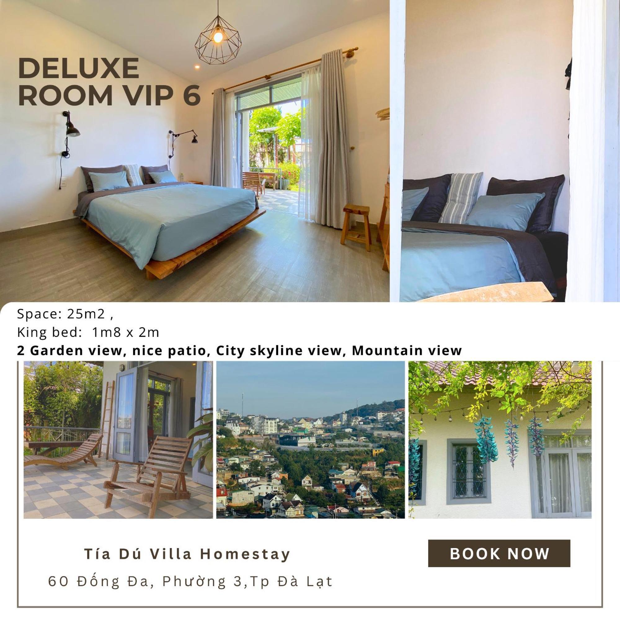 Tia Du Villa Homestay Dalat Exterior foto