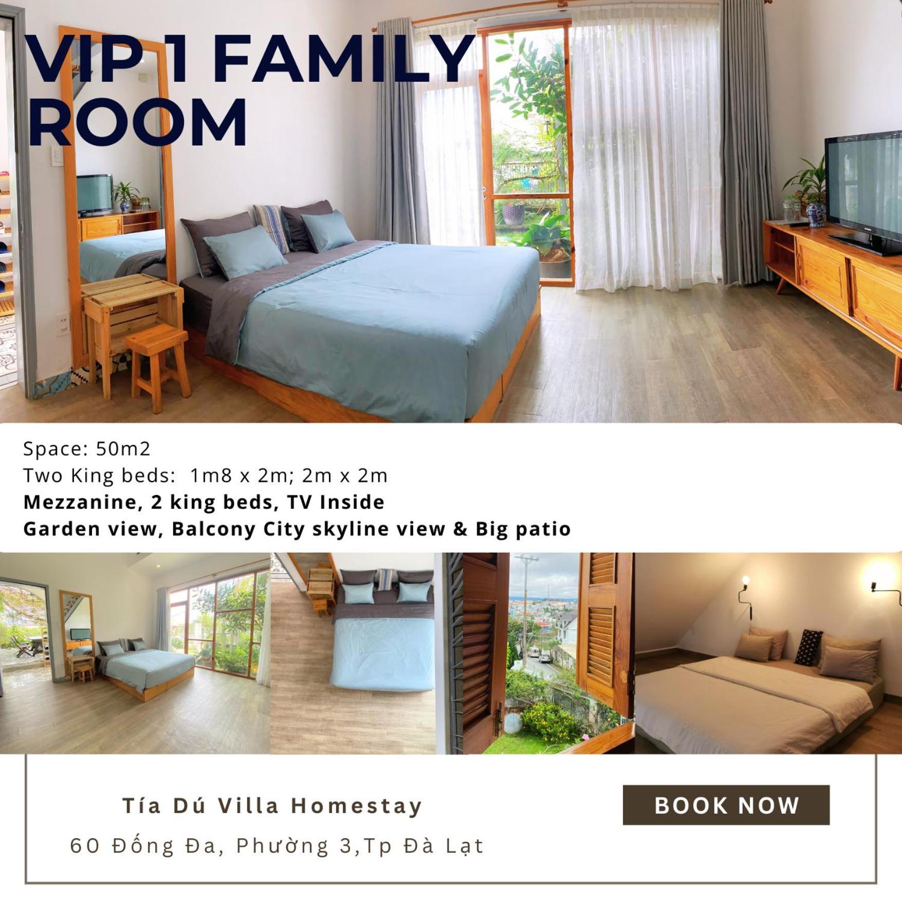 Tia Du Villa Homestay Dalat Exterior foto